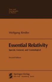 book cover of Essential Relativity by Wolfgang Rindler