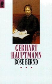 book cover of Rose Bernd: Schauspiel by Gerhart Hauptmann