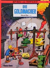 book cover of Guldmaskinen : Spirous äventyr by André Franquin