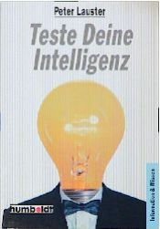 book cover of Teste deine Intelligenz by Peter Lauster