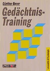 book cover of Gedächtnis- und Konzentrationstraining by Günther Beyer