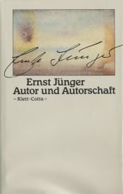 book cover of Autor und Autorschaft by Ernst Jünger