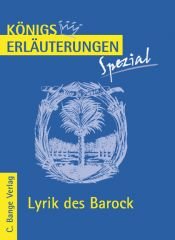 book cover of Lyrik des Barock: Interpretationen zu wichtigen Werken der Epoche. Realschule, Gymnasium (AHS) 10.-13. Klasse by Gudrun Blecken