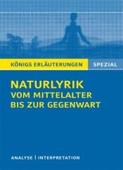 book cover of Naturlyrik vom Mittelalter bis zur Gegenwart: Interpretationen zu wichtigen Werken der Epoche by Gudrun Blecken