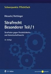 book cover of Strafrecht Besonderer Teil 1: Straftaten gegen Persönlichkeits- und Gemeinschaftswerte by Johannes Wessels