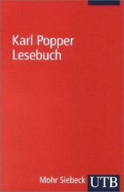 book cover of Karl Popper Lesebuch by Карл Попер