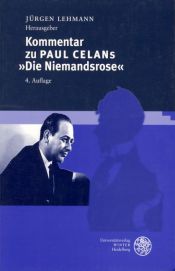 book cover of Kommentar zu Paul Celans 'Die Niemandsrose' by Jürgen Lehmann