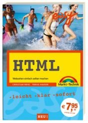 book cover of HTML easy zum Mitnehmen by Christian Wenz