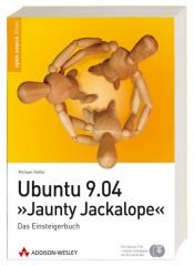 book cover of Ubuntu 9.04 Jaunty Jackalope: Das Einsteigerbuch by Michael Kofler