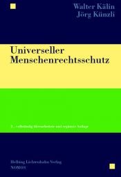 book cover of Universeller Menschenrechtsschutz by Walter Kälin