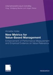 book cover of New Metrics for Value-Based Management by Annette Holler