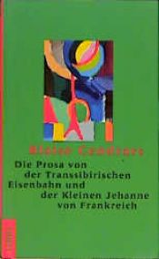 book cover of Prosa del transiberiano y de la pequeña Jehanne de Francia; Panamá o las aventuras de mis siete tíos by Blaise Cendrars