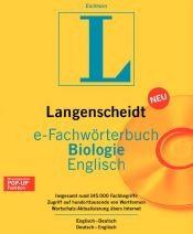 book cover of e-Fachwörterbuch Biologie Englisch by Langenscheidt Publishers