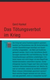 book cover of Das Tötungsverbot im Krieg by Gerd Hankel