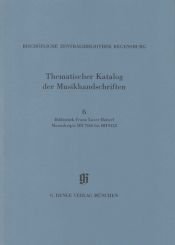 book cover of Die Musikhandschriften der Bischöflichen Zentralbibliothek Regensburg by Johannes Hoyer