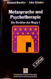 book cover of Metasprache und Psychotherapie by John Grinder