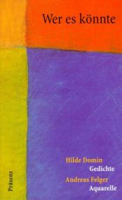 book cover of Wer es könnte by Домин, Хильда