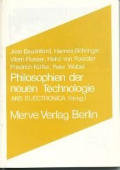 book cover of Philosophien der neuen Technologien by Jean Baudrillard