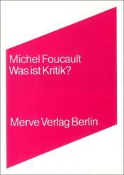 book cover of Was ist Kritik? by 米歇尔·福柯