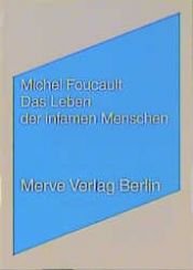 book cover of Das Leben der infamen Menschen by Michel Foucault