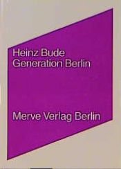 book cover of Generation Berlin by Heinz Bude