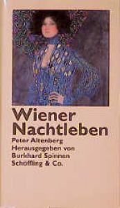 book cover of Wiener Nachtleben by Peter Altenberg