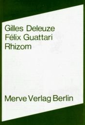 book cover of Rhizom by Gilles Deleuze