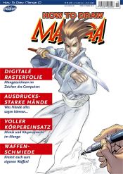 book cover of How To Draw Manga 10: Digitale Rasterfolie, Hände, Körpersprache, Waffen by Rod Espinosa