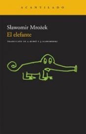 book cover of Elefante, El by Slawomir Mrozek