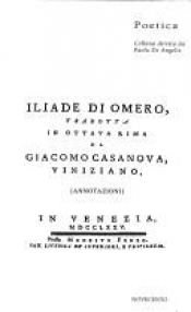 book cover of Annotazioni all'Iliade di Omero by Giacomo Casanova de Seingalt