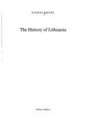 book cover of The History of Lithuania by Zigmantas Kiaupa