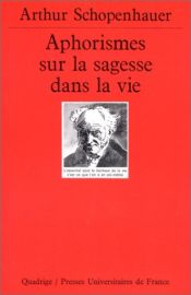 book cover of Aforyzmy o ma̜drości życia by Arthur Schopenhauer