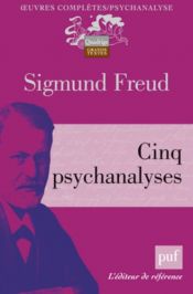 book cover of Cinq psychanalyses by ซิกมุนด์ ฟรอยด์