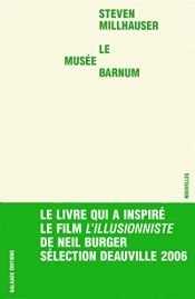 book cover of Le Musée Barnum by Steven Millhauser