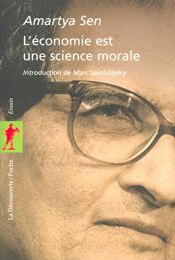 book cover of L'économie est une science morale by Амартія Кумар Сен