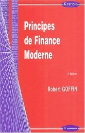 book cover of Principes de finance moderne by Robert Goffin