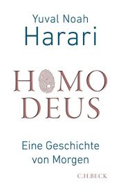 book cover of Homo Deus: A Brief History of Tomorrow by Yuval Noah Harari