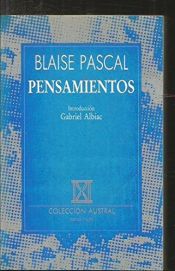book cover of Pensees by Blaise Pascal