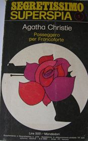 book cover of Passeggero per Francoforte by Agatha Christie