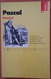 book cover of Pensieri by Blaise Pascal