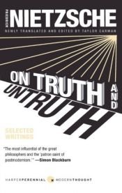 book cover of On Truth and Untruth: Selected Writings by Frydrichas Nyčė