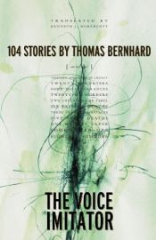 book cover of The voice imitator by 토마스 베른하르트