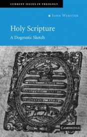 book cover of Holy Scripture by John Webster