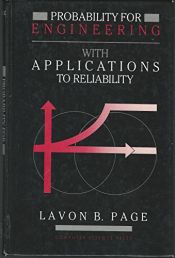 book cover of Probability for engineering with applications to reliability by Lavon B. Page