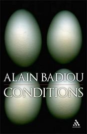 book cover of Conditions by Alain Badiou