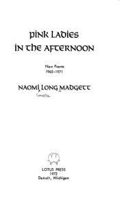 book cover of Pink Ladies in the Afternoon by Naomi Cornelia Long Madgett