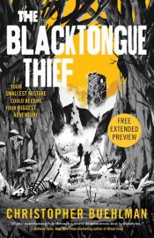 book cover of The Blacktongue Thief Sneak Peek by Christopher Buehlman