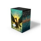 book cover of Percy Jackson and the Olympians 5 Book Paperback Boxed Set (W/Poster) by Rik Riordan