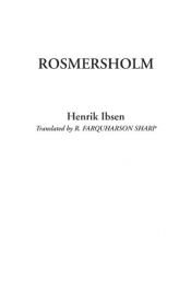 book cover of רוסמרהולם by הנריק איבסן