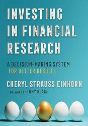 book cover of Investing in Financial Research by Cheryl Strauss Einhorn